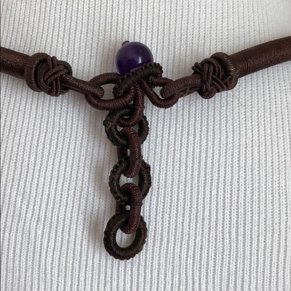NEW! ๐ฎ Gorgeous amethyst twisted necklace! ๐ - Picture 5 of 6